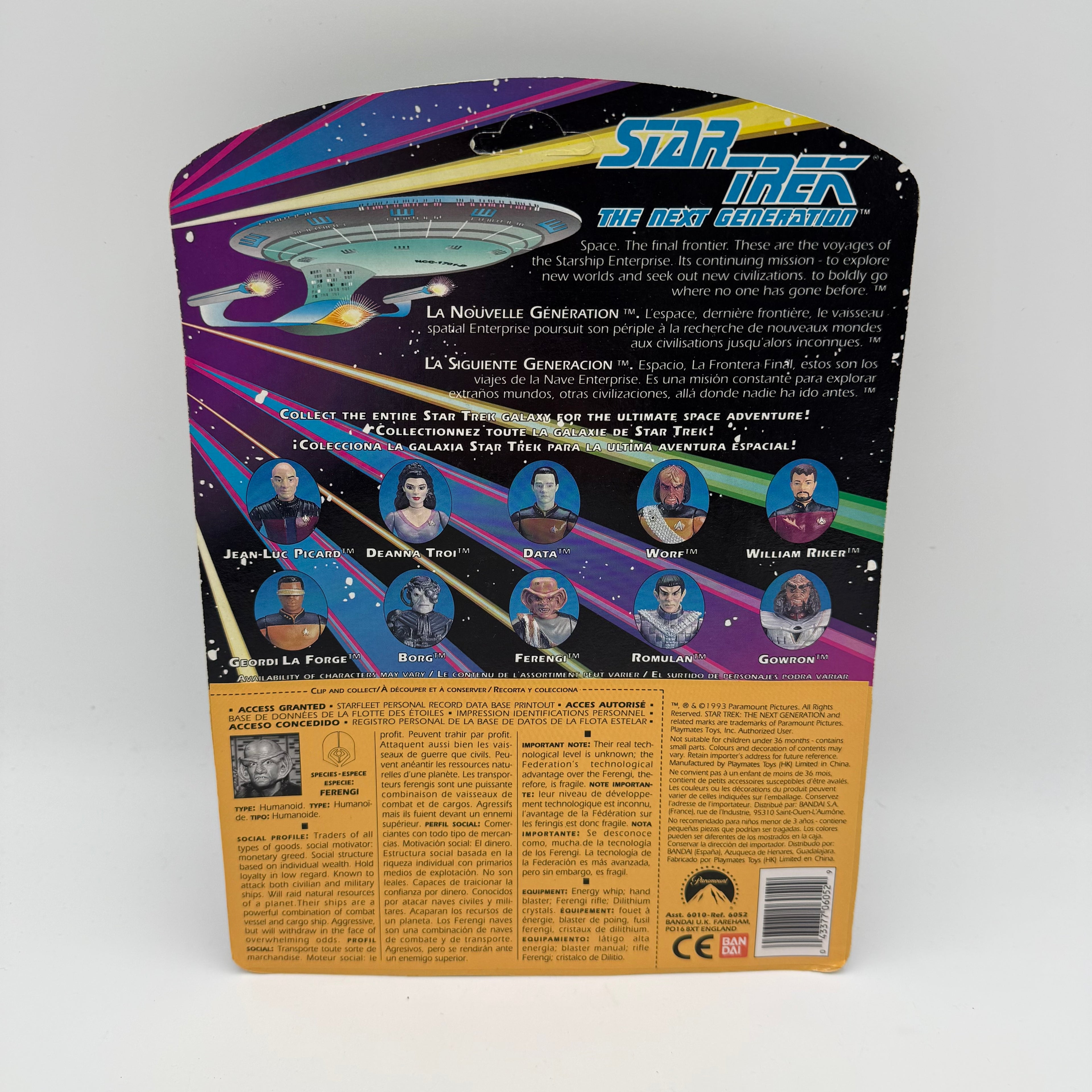 Star Trek Playmates Ferengi Carded Action Figure