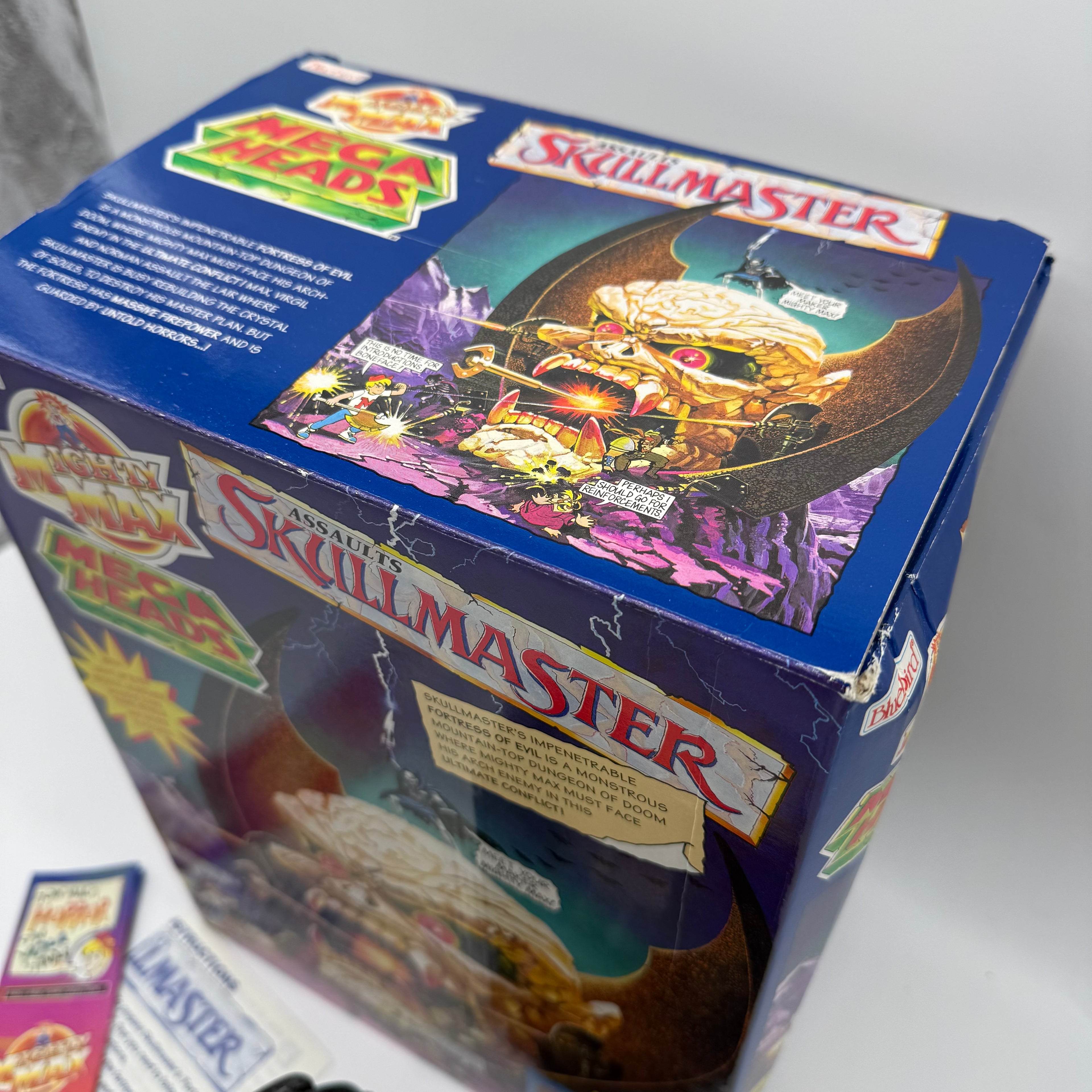 Mighty Max Bluebird Toys Skullmaster Mega Head Complete Boxed Playset