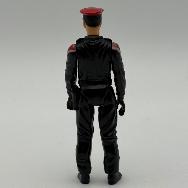 Action Force 1982 Palitoy Vintage Black Major Red Shadows Action Figure