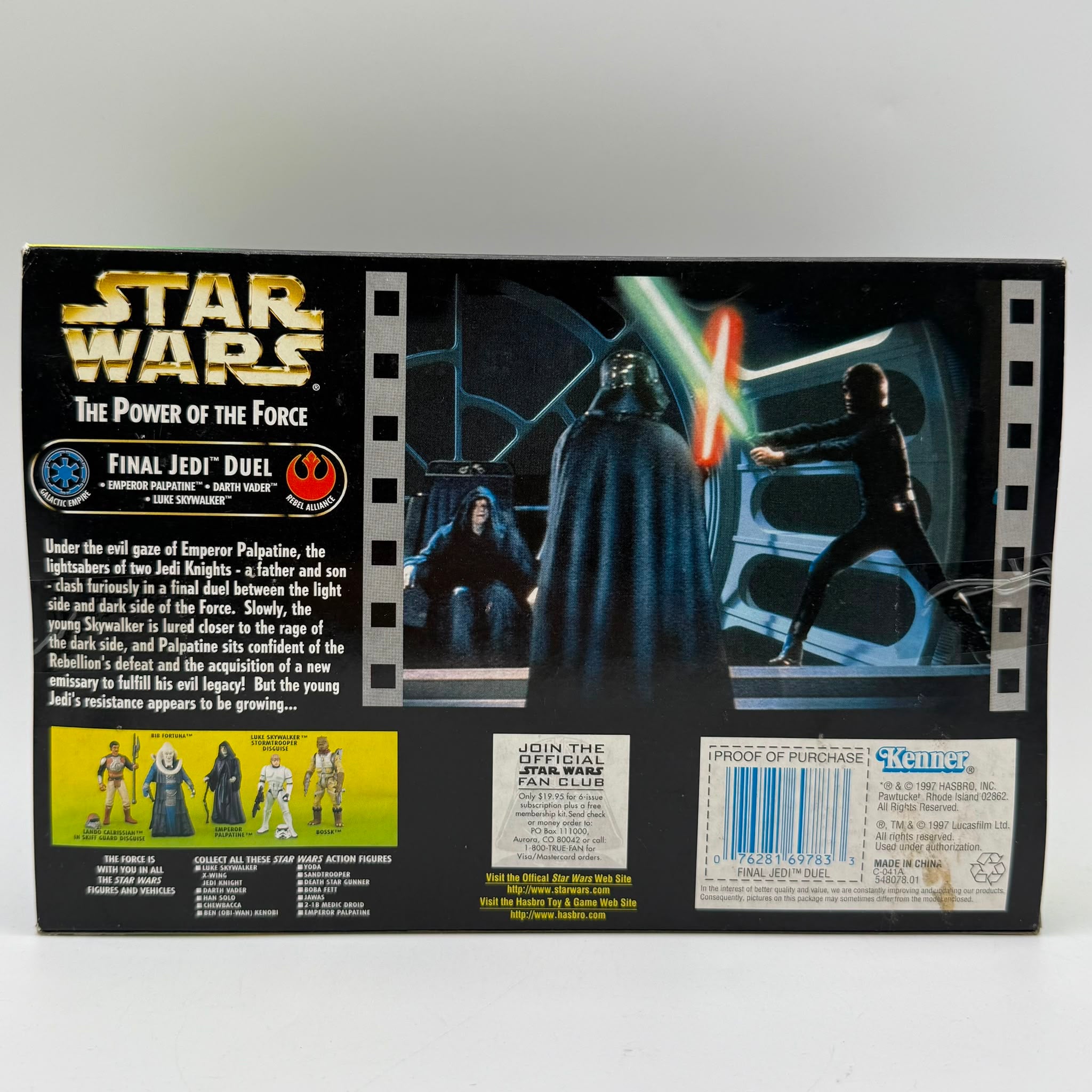 Star Wars POTF Final Jedi Duel New Boxed