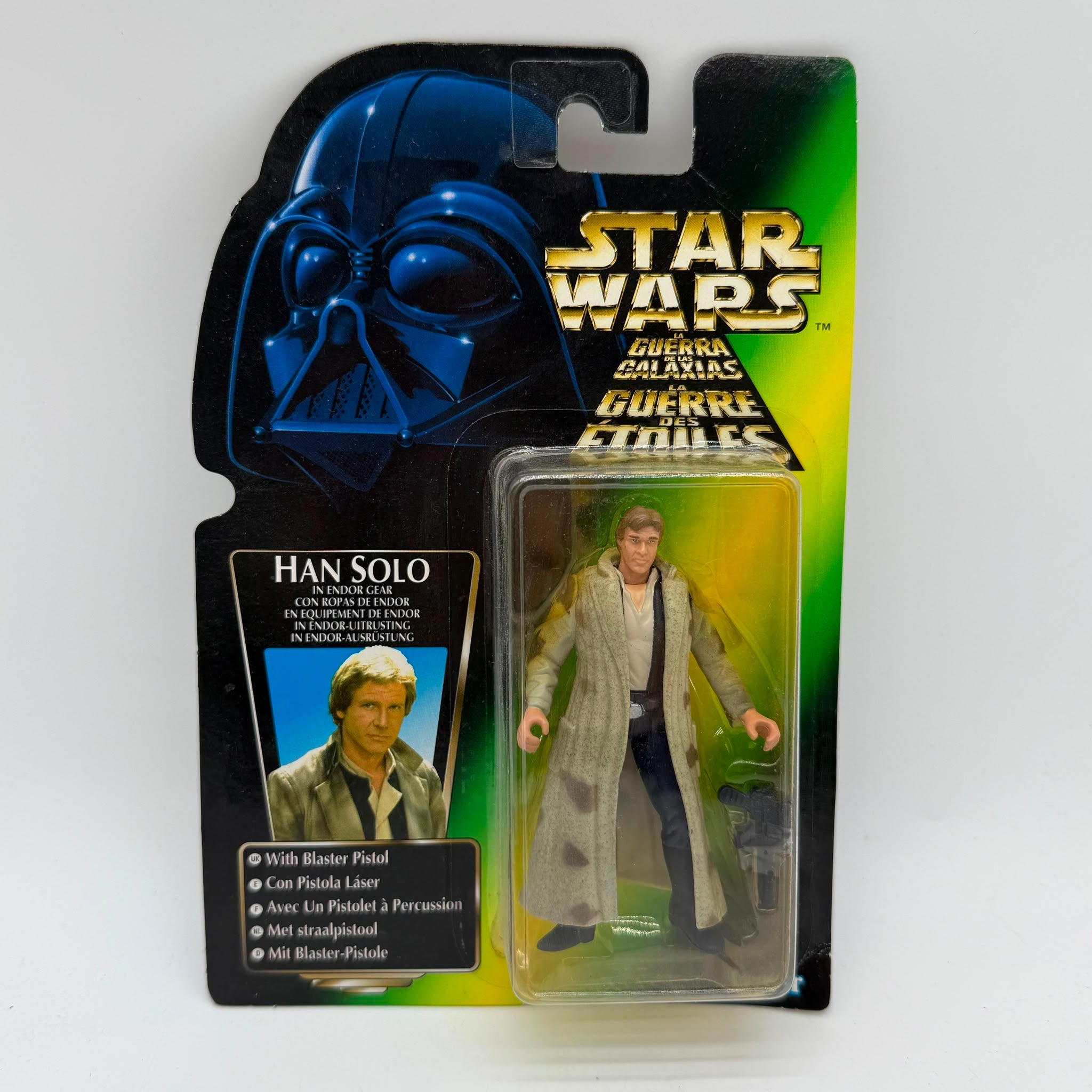 Star Wars POTF Han Solo Endor New Carded