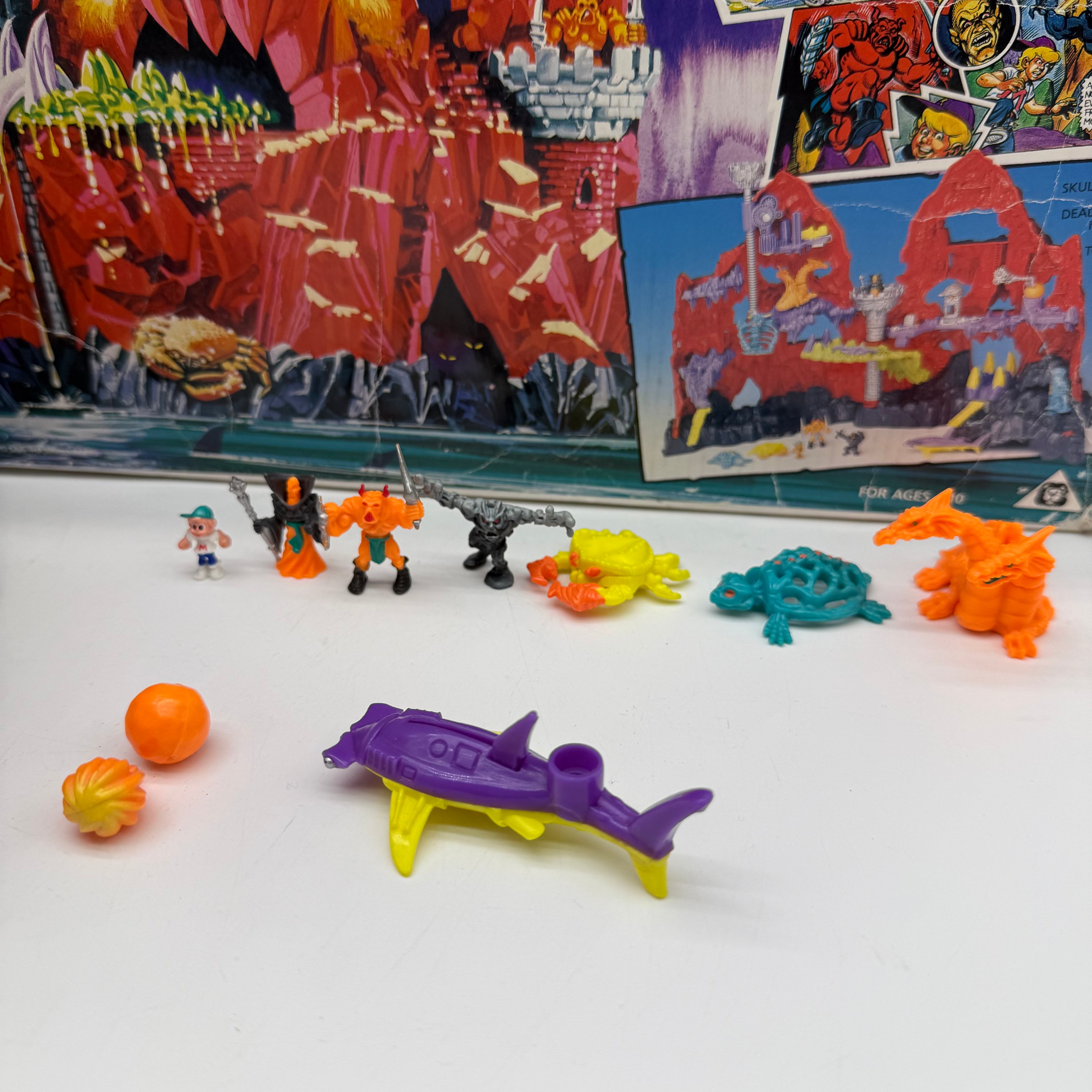 Mighty Max Bluebird Toys Trapped in Skull Mountain Complete Boxed Playset