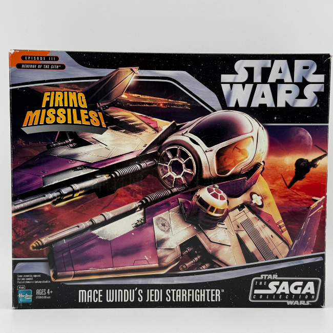 Star Wars Hasbro Mace Windu's Jedi Starfighter The Saga Collection