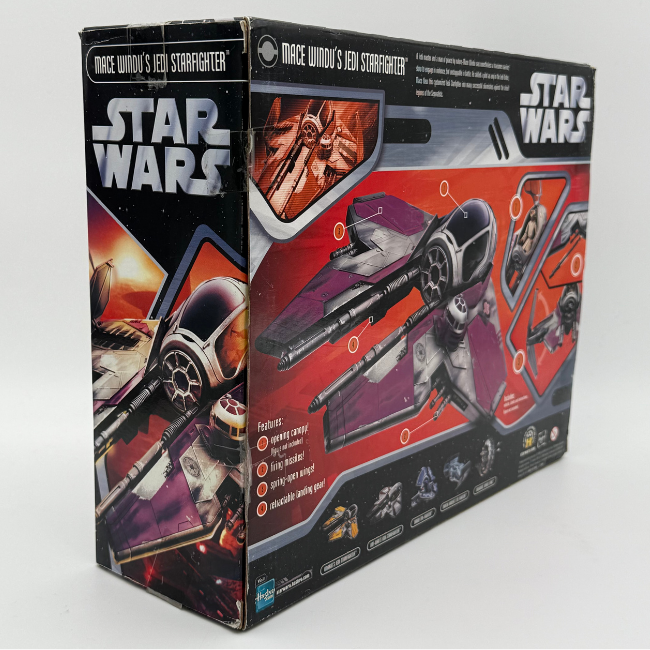 Star Wars Hasbro Mace Windu's Jedi Starfighter The Saga Collection