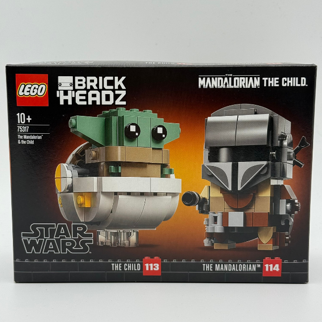LEGO Brickheadz Star Wars The Mandalorian & Grogu Sealed Set