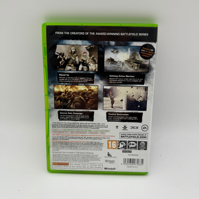 Xbox 360 Battlefield Bad Company Video Game