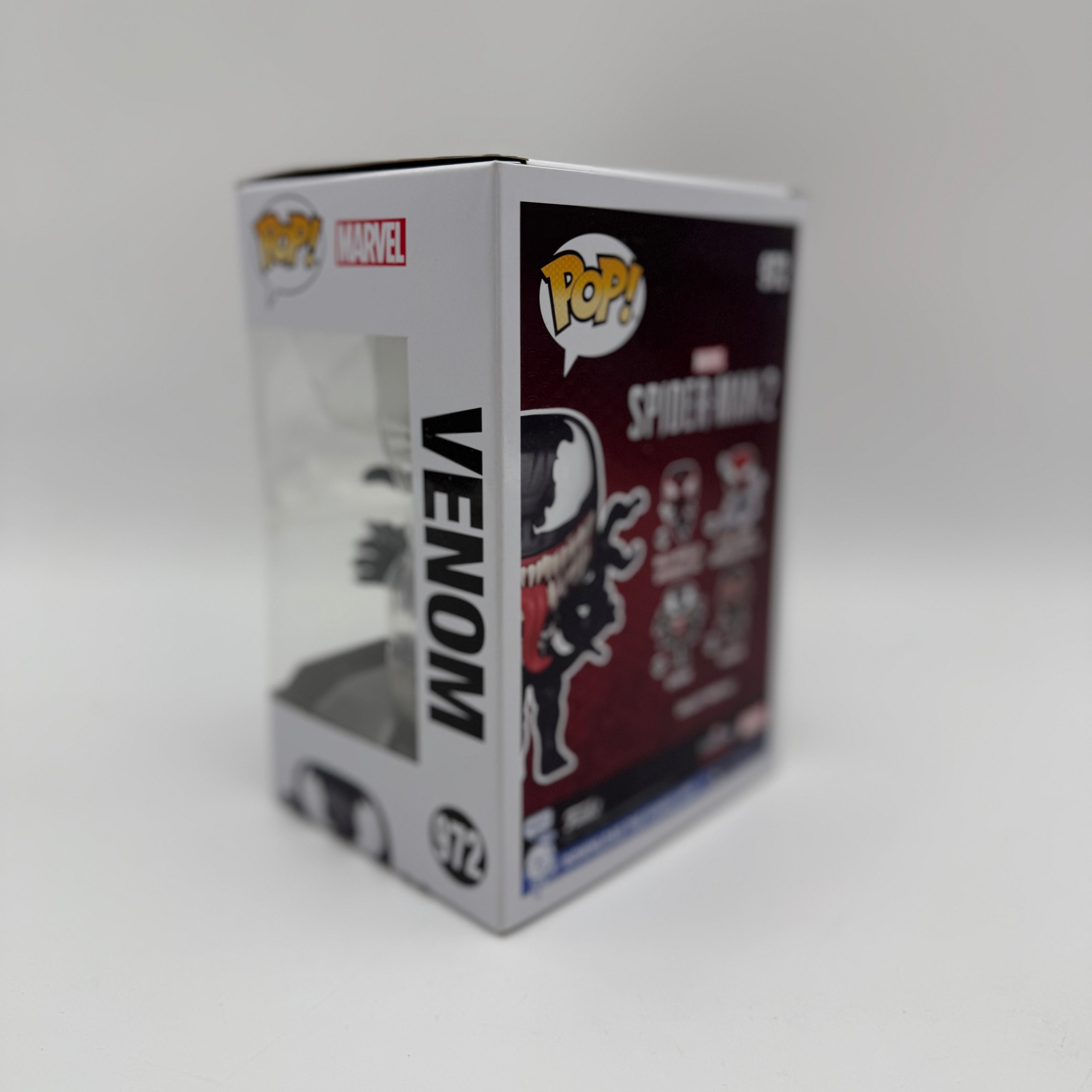 Marvel Funko Pop Spiderman 972 Venom Boxed