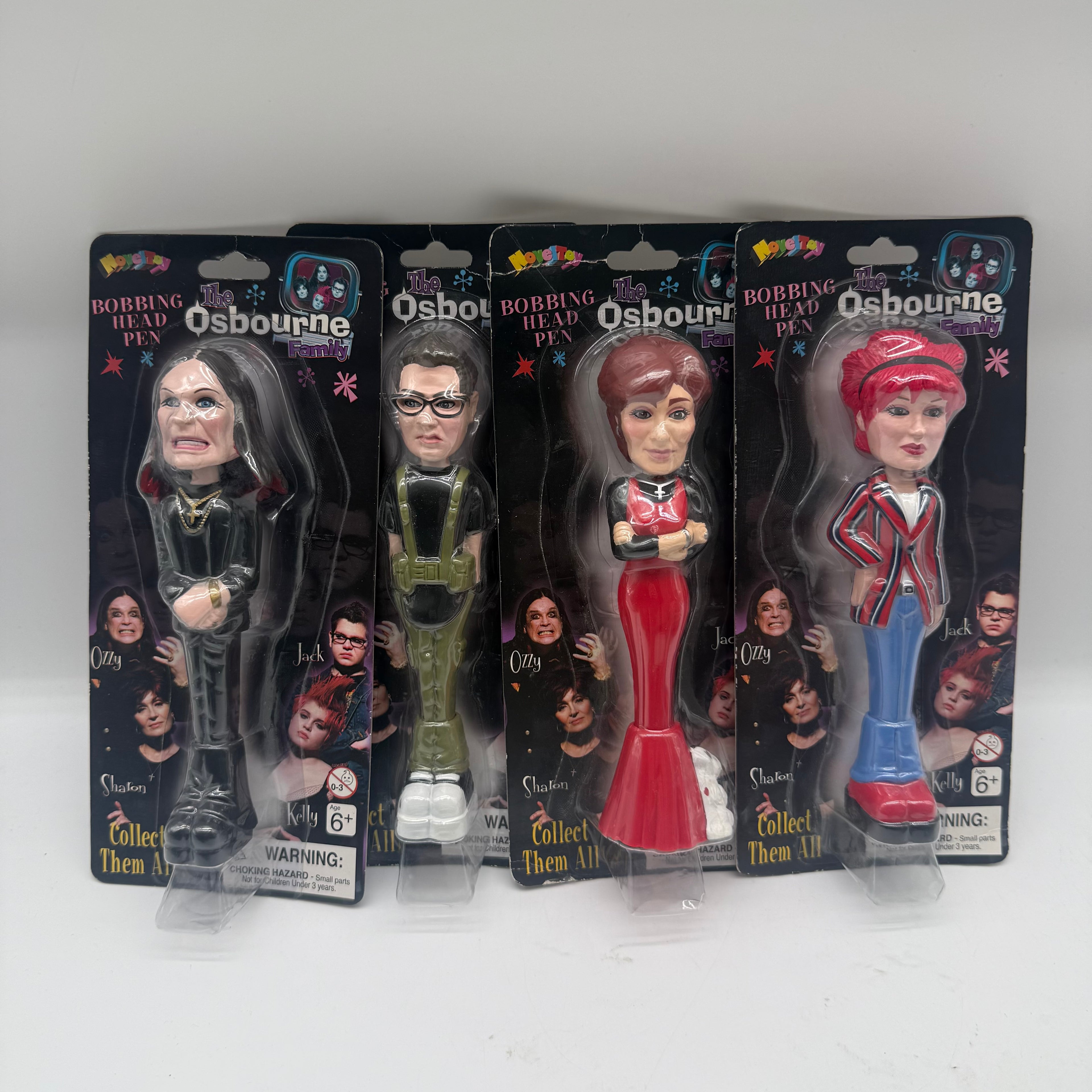 The Osbourne Family Bobbling Pens Collection