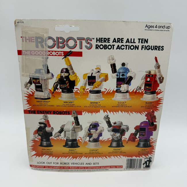 Robo Force Vintage 1984 Cruel The Enemy Carded Robot