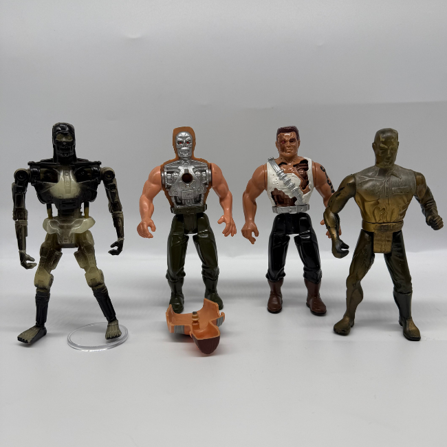 Terminator Kenner Vintage 1990s Action Figure Bundle x4