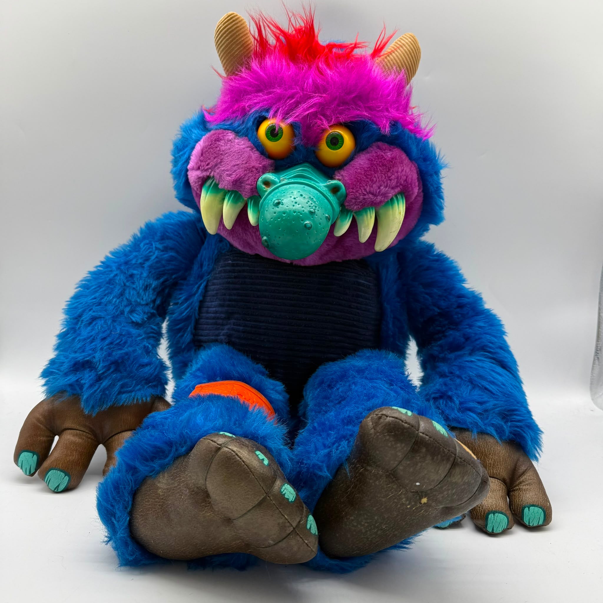 Vintage 1985 My Pet Monster Plushy with Handcuff