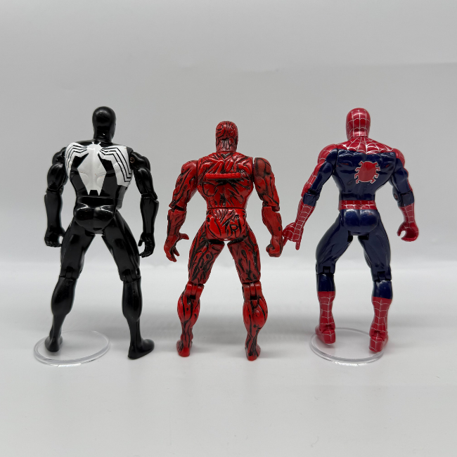 Spiderman Marvel Legends Spiderman, Carnage & Venom 90s Action Figures