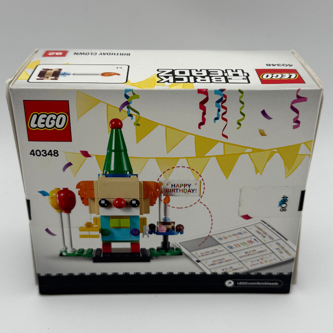 LEGO Brickheadz Birthday Clown 40348 Set