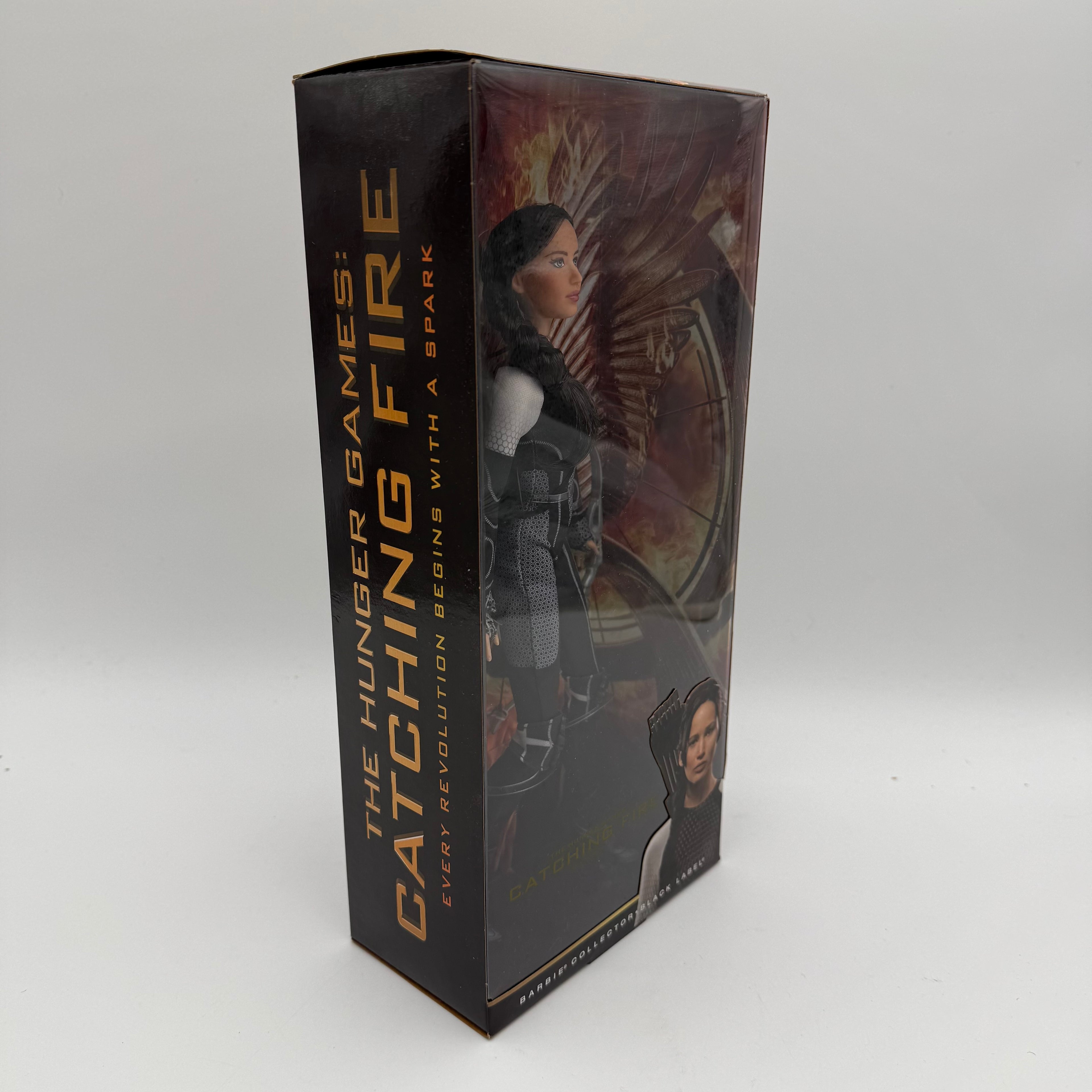 Barbie Black Label Hunger Games Catching Fire Katniss Action Figure - Sealed
