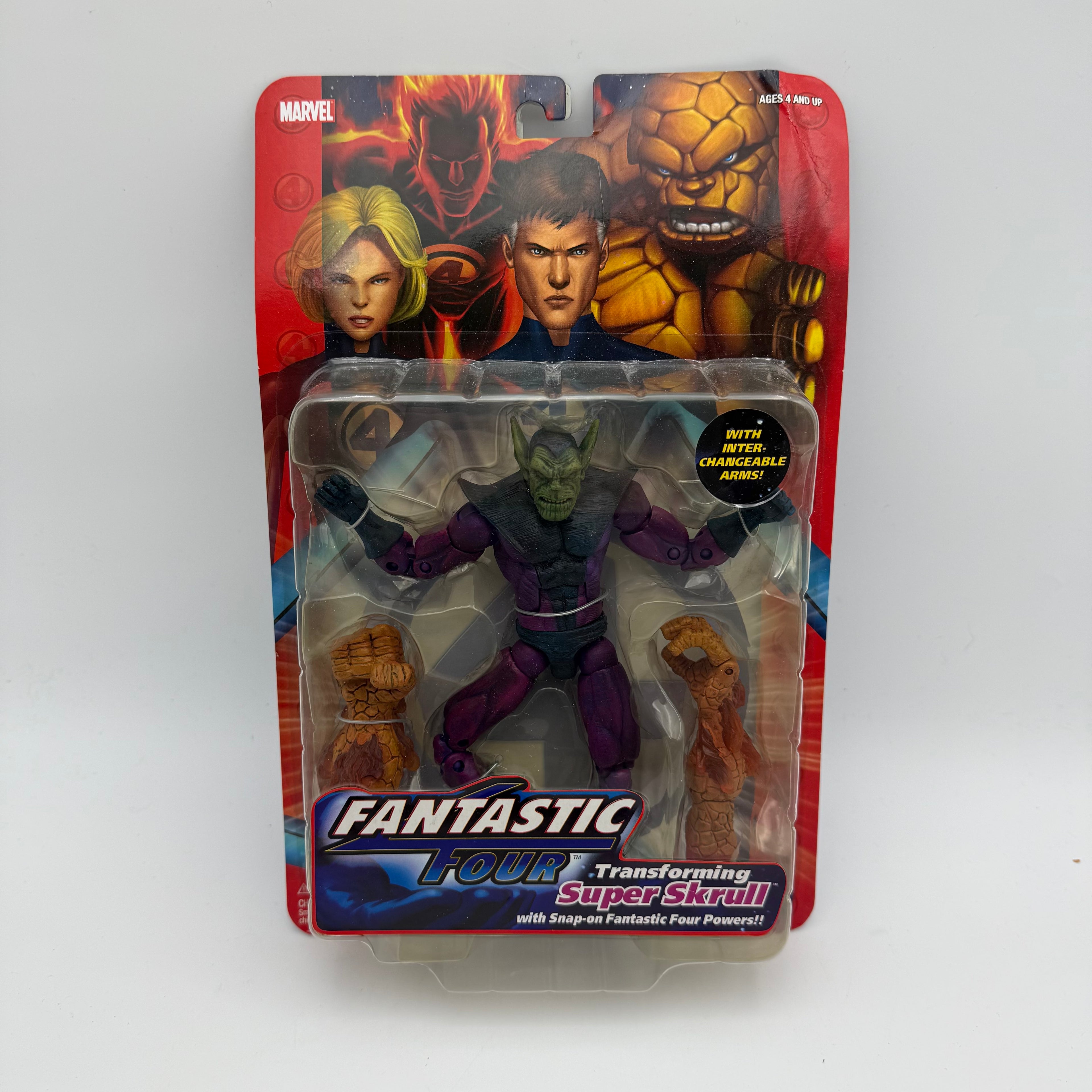 Marvel ToyBiz Fantastic Four Super Skrull Figure