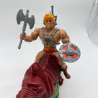 Masters of the Universe 1981 Battle Cat and He-Man Complete