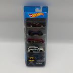 DC Batman Hot Wheels 5 Pack 'Classic Batmobile' Set