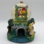 Disney Store Winnie the Pooh Playing Poohsticks Snowglobe - Rare