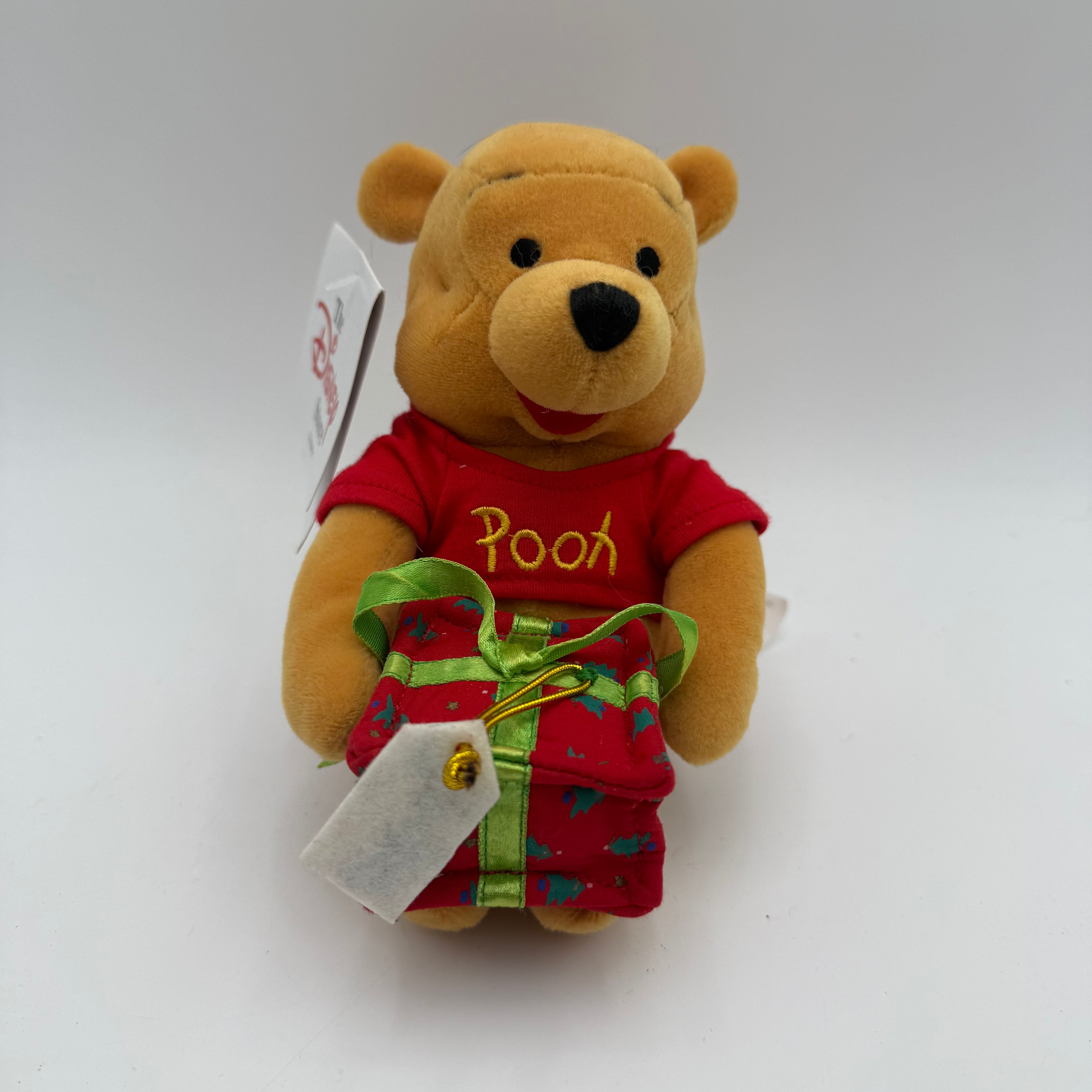 The Disney Store Winnie the Pooh with Present 8/9’ With Tags