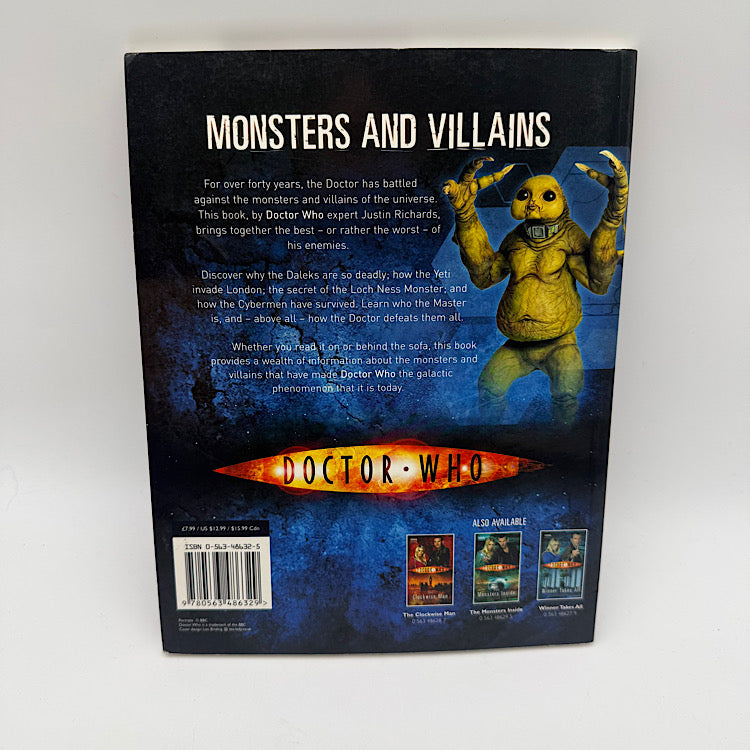 Doctor Who Monsters and Villains BBC Books