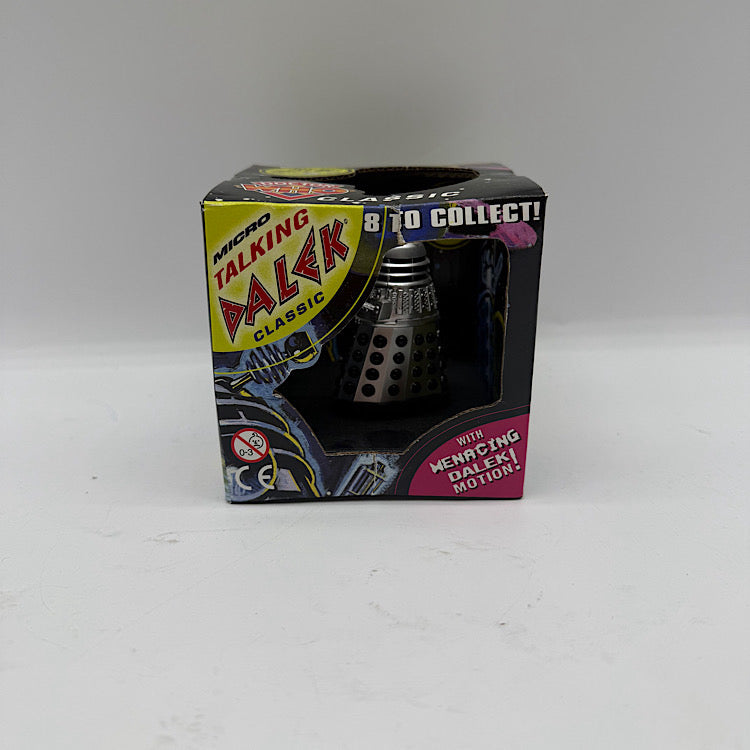 Doctor Who Product Enterprise Micro Talking Dalek Classic Silver / Blue