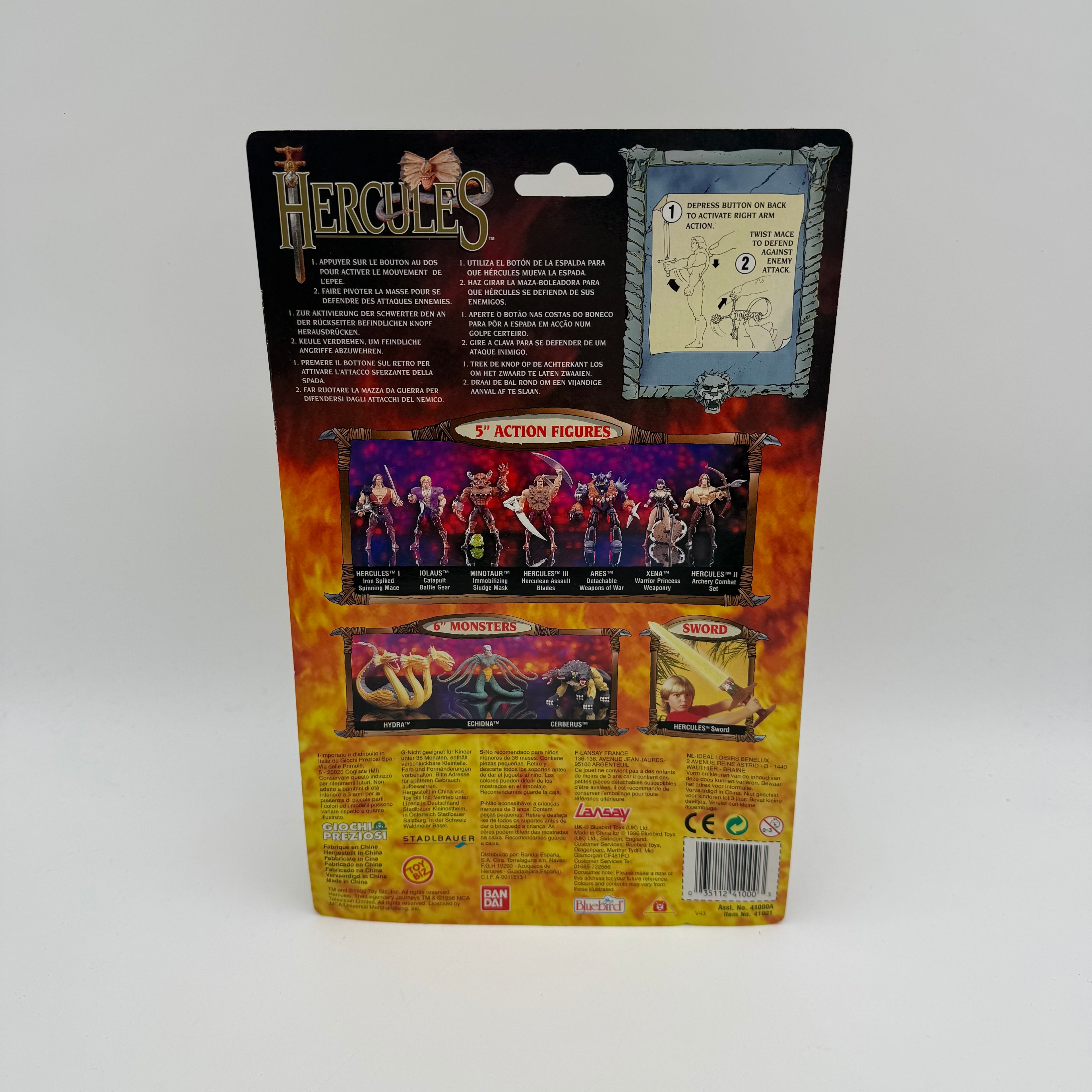 Hercules Toybiz Hercules 1 Action Figure Sealed