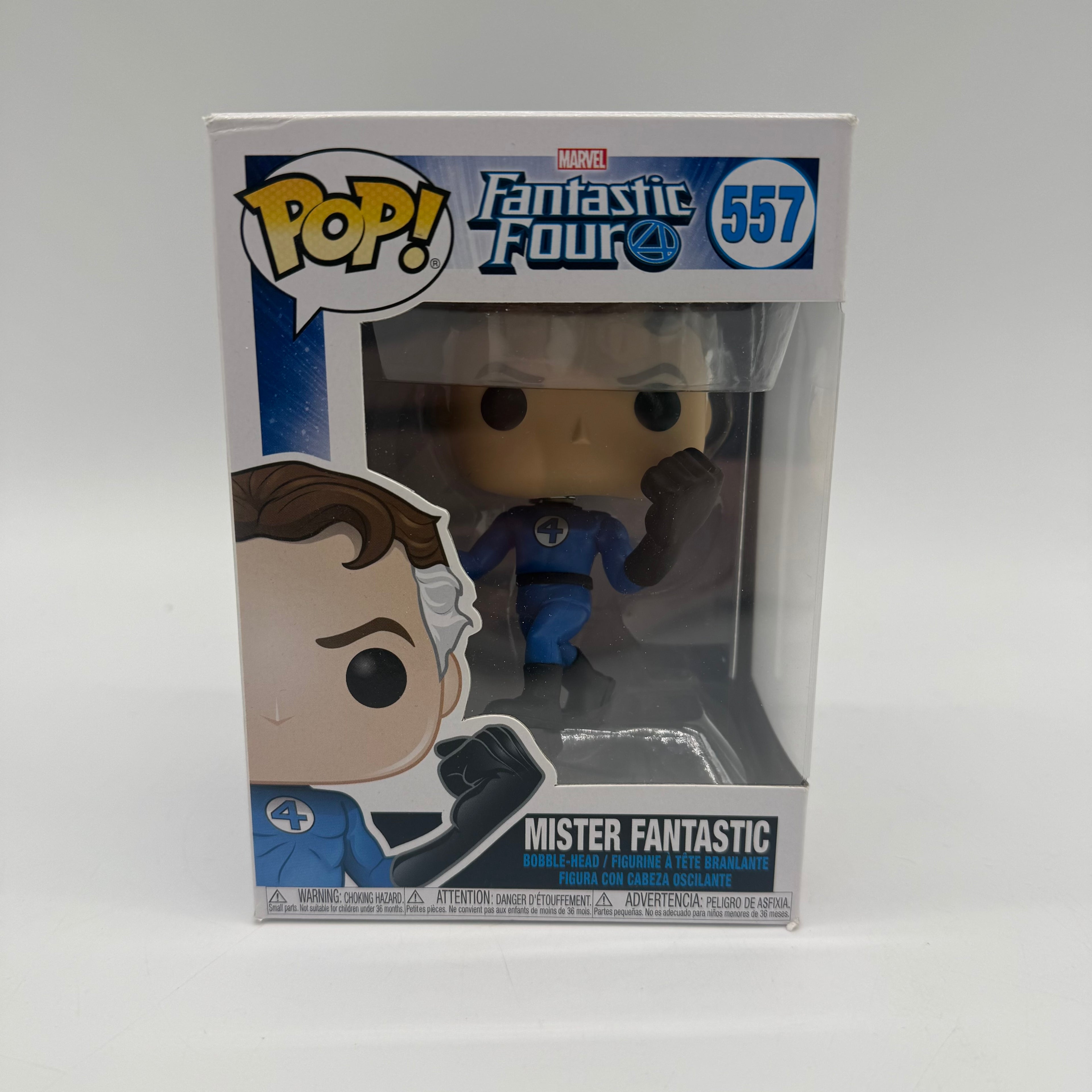 Marvel Fantastic Four Mister Fantastic Funko Pop Boxed