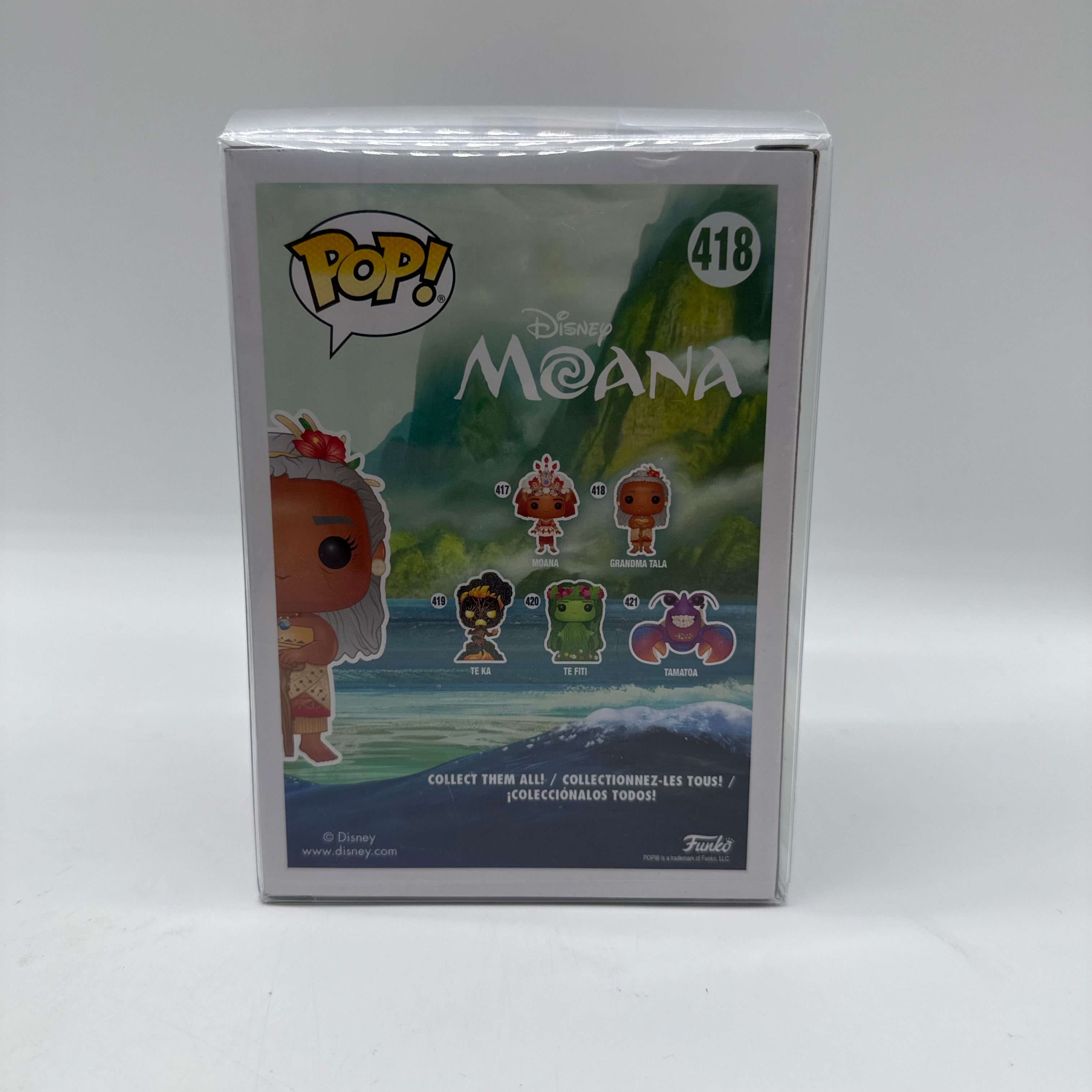 Disney Funko Moana Grandma Tala 418 & Protector