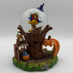 Disney Store Winnie the Pooh Halloween Moving Train Musical Snowglobe - Rare