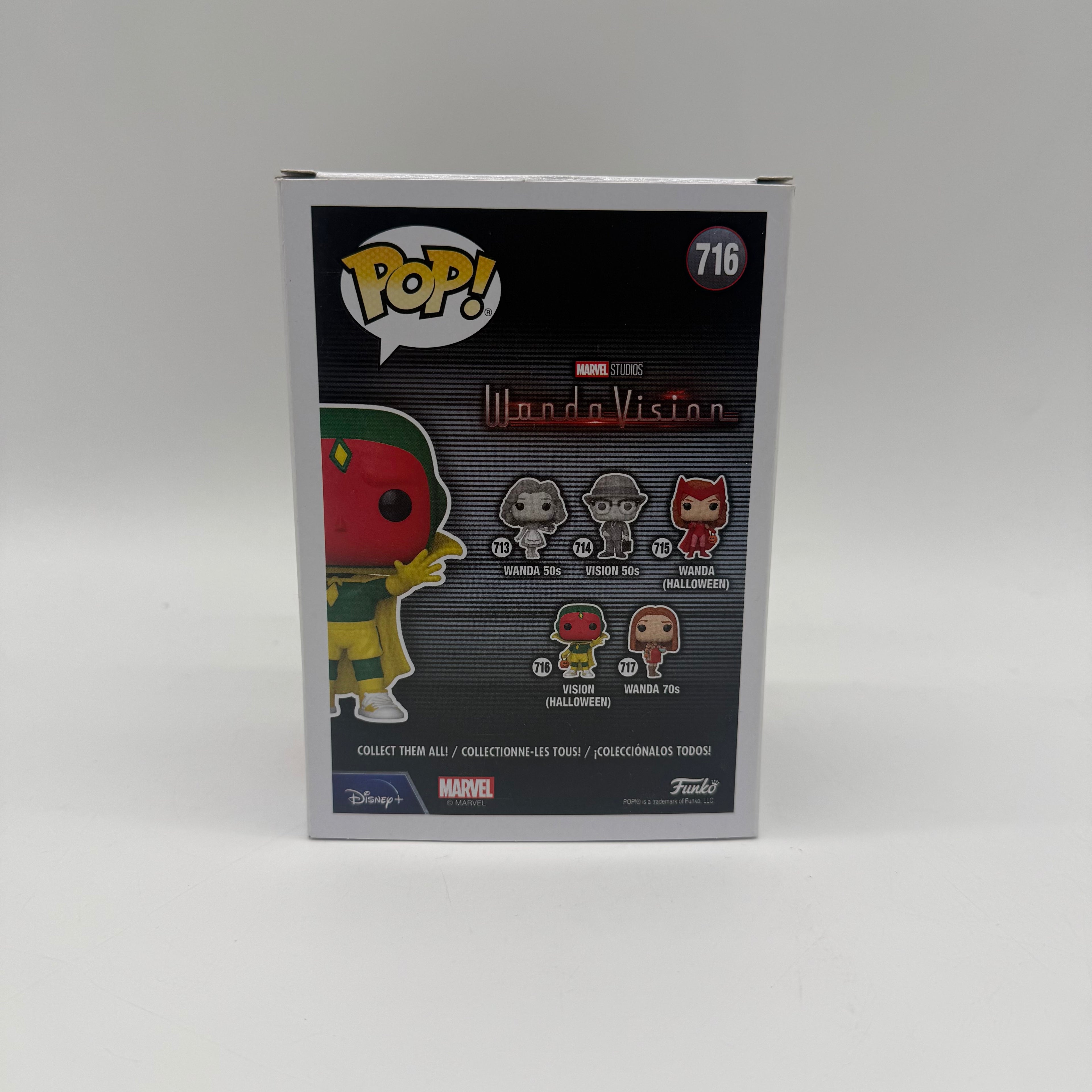 Marvel Wandavision Vision (Halloween) 716 Funko Pop Boxed