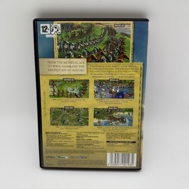 PC CD-Rom Activision Empires Dawn of the Modern World Video Game