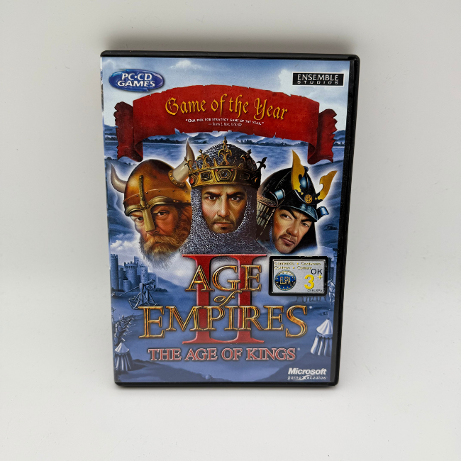 PC CD-Rom Microsoft Age Of Empires 2 Video Game