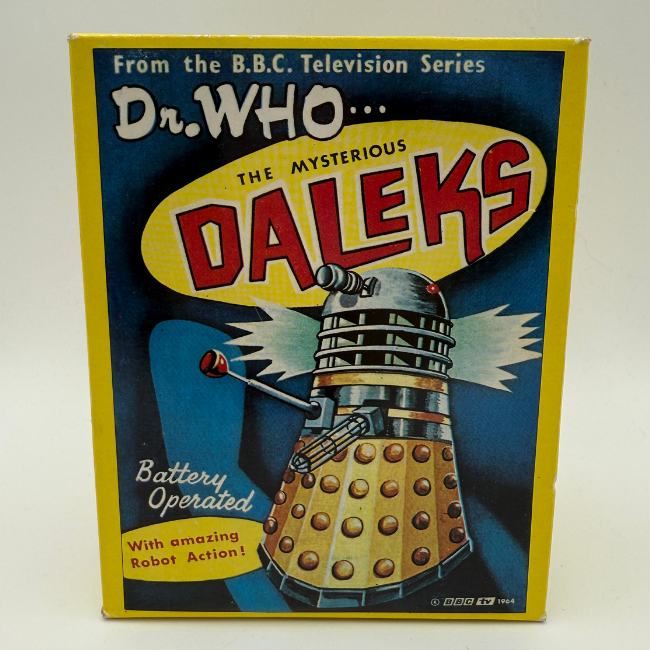 Dr. Who and the Daleks Dapol Silver Battery Operated Dalek