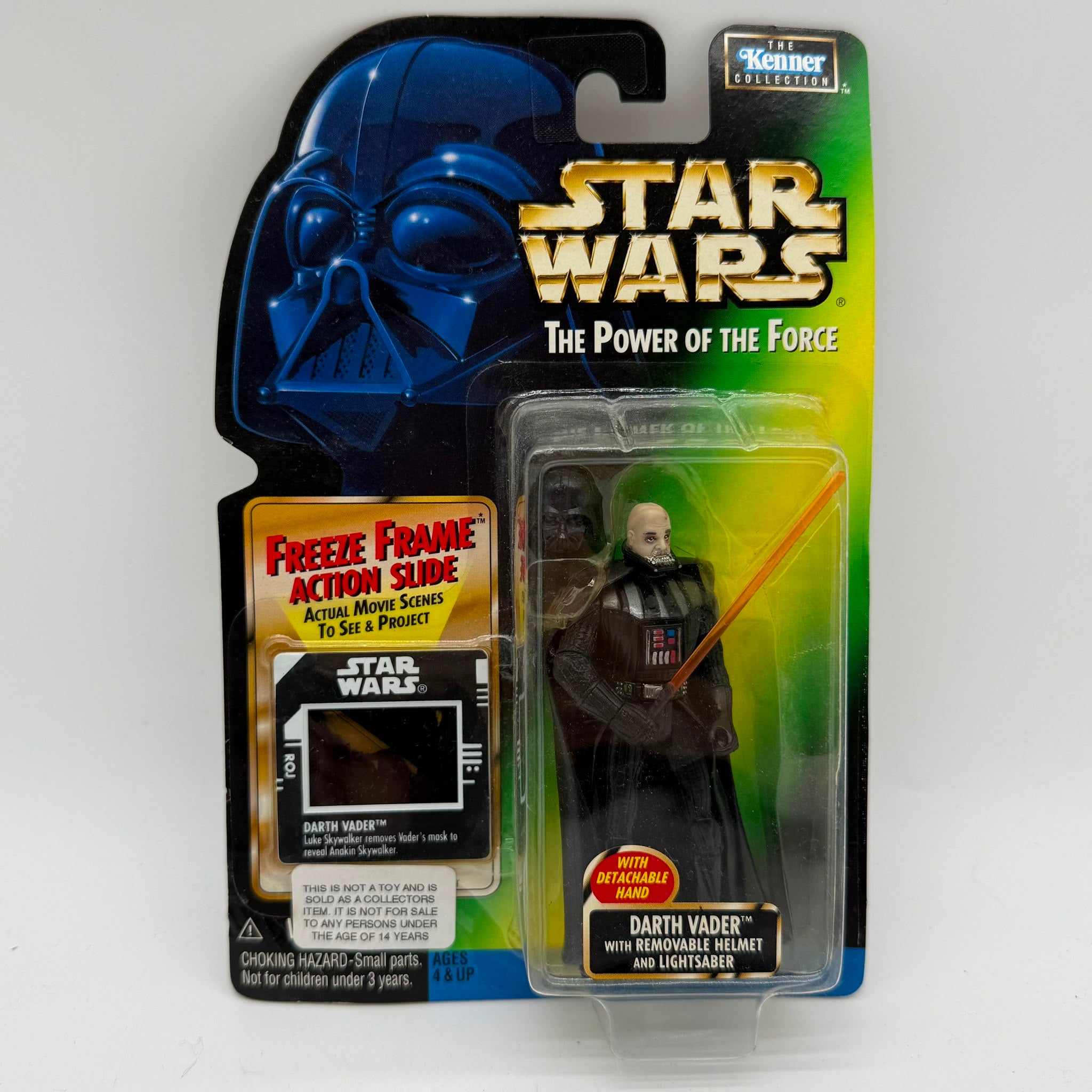 Star Wars POTF Darth Vader Removeable Helmet  New Carded