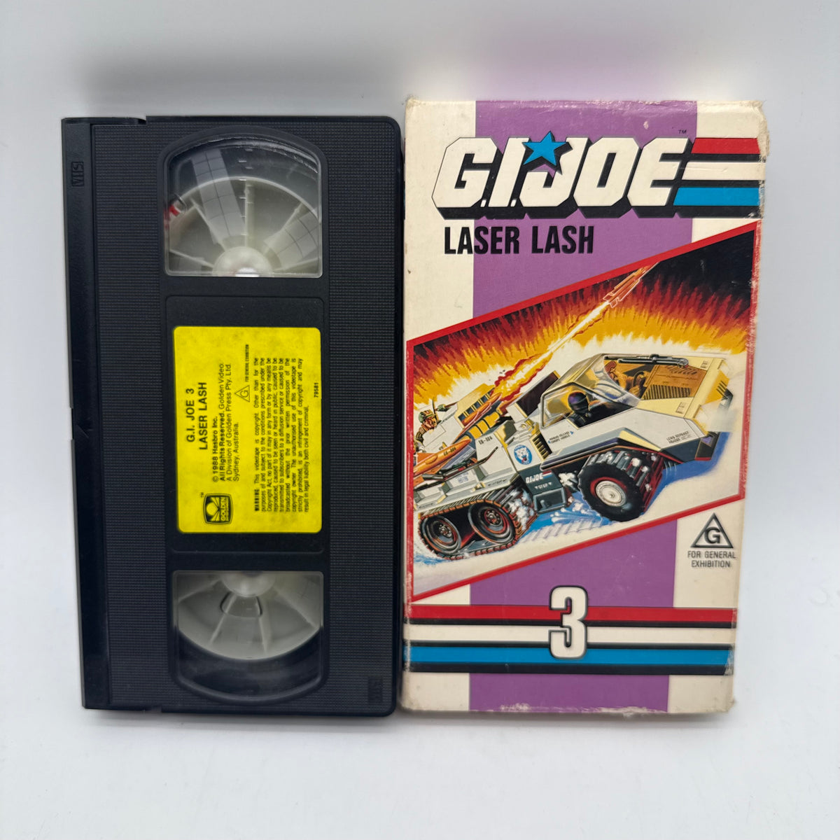 GI Joe Laser Lash 3 VHS