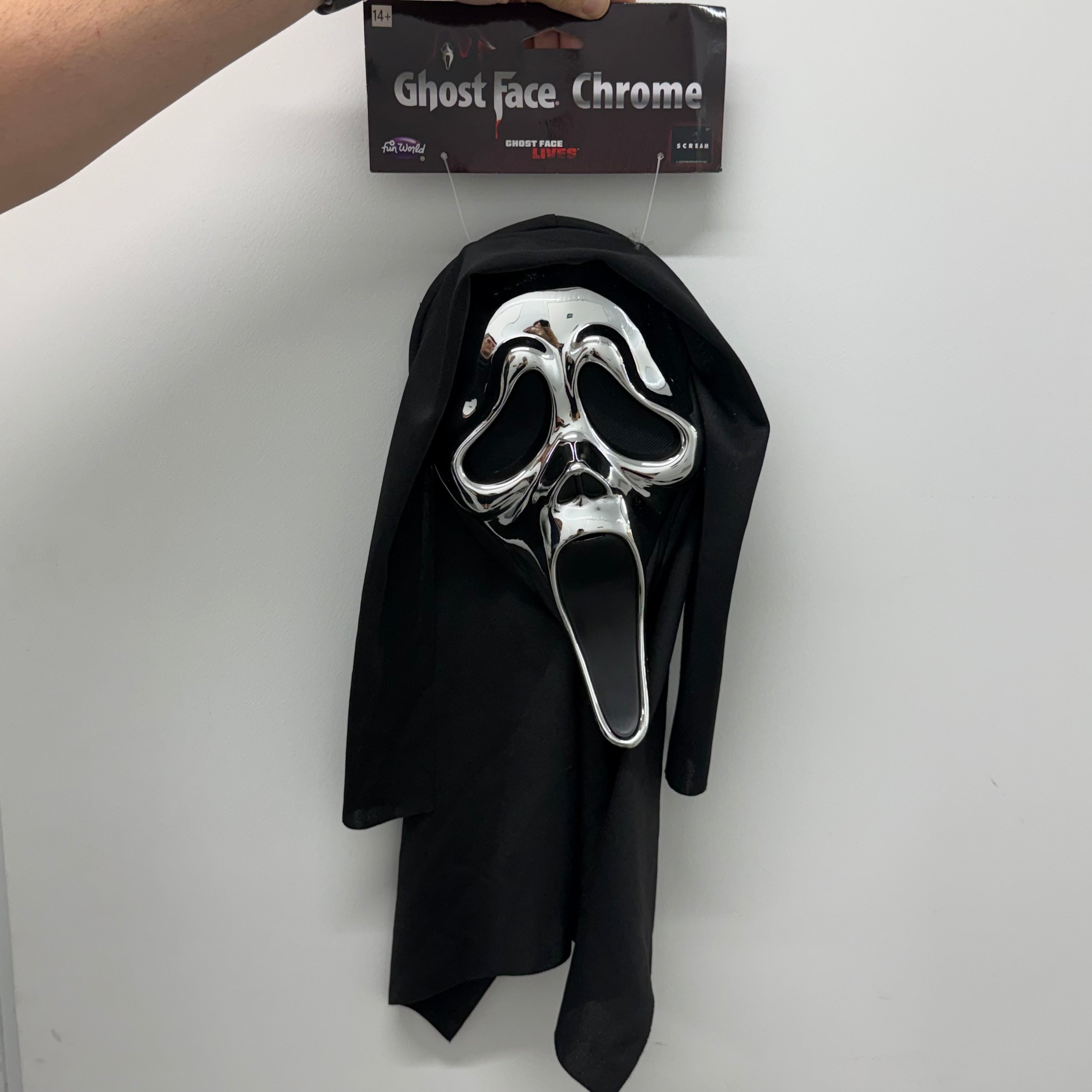 Horror Ghost Face Chrome Mask New