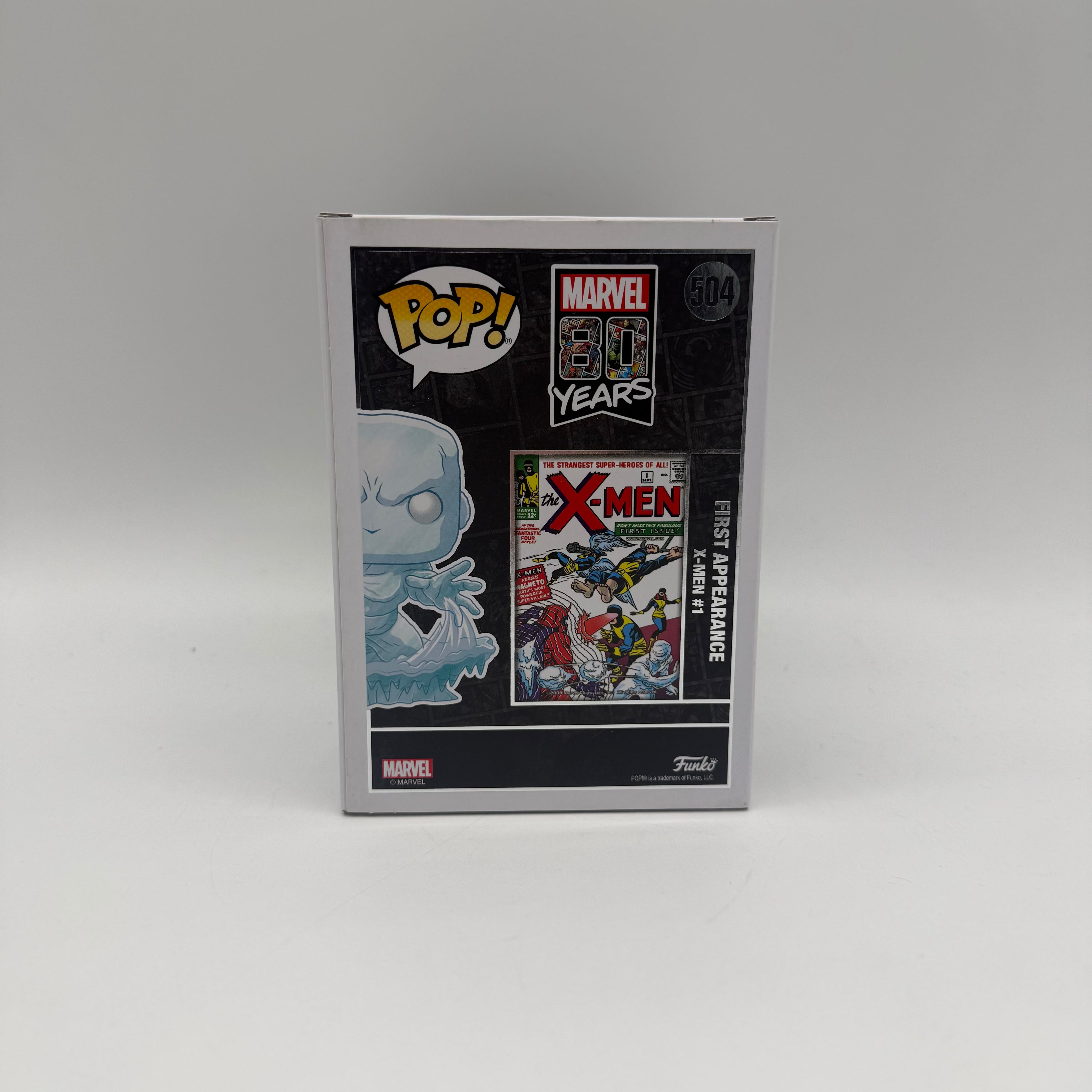 Marvel 80 Years Iceman 504 Funko Pop Boxed