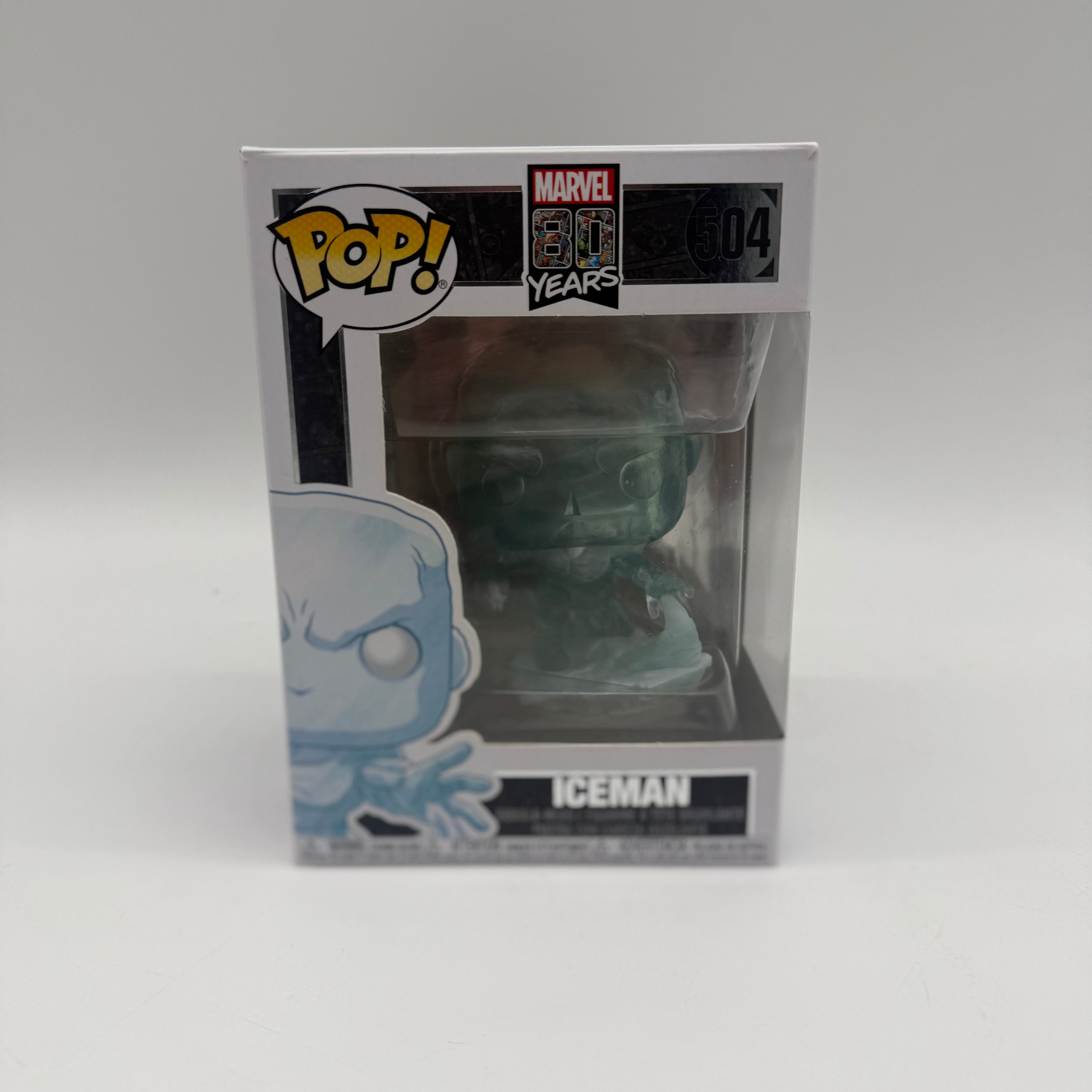 Marvel 80 Years Iceman 504 Funko Pop Boxed