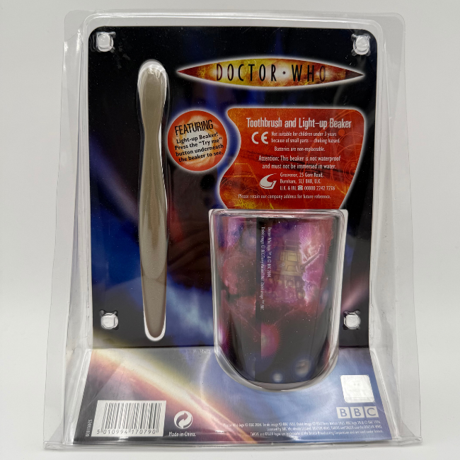 Doctor Who Toothbrush and Light-up Beaker set