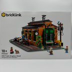 LEGO Bricklink Designer Old Train Engine Shed 910043 Set