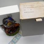 Disney Store Winnie the Pooh Halloween Moving Train Musical Snowglobe - Rare