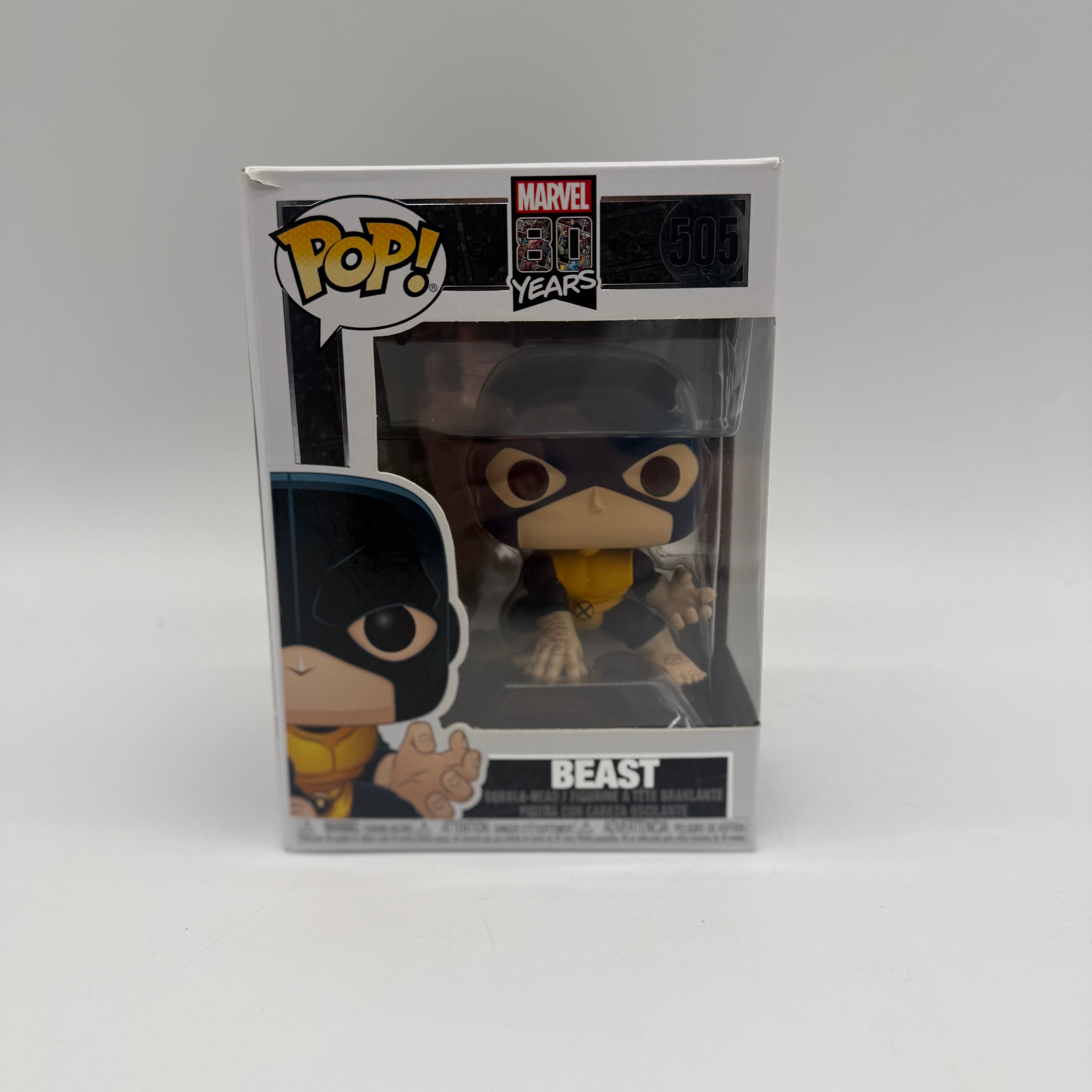 Marvel 80 Years Beast 505 Funko Pop Boxed