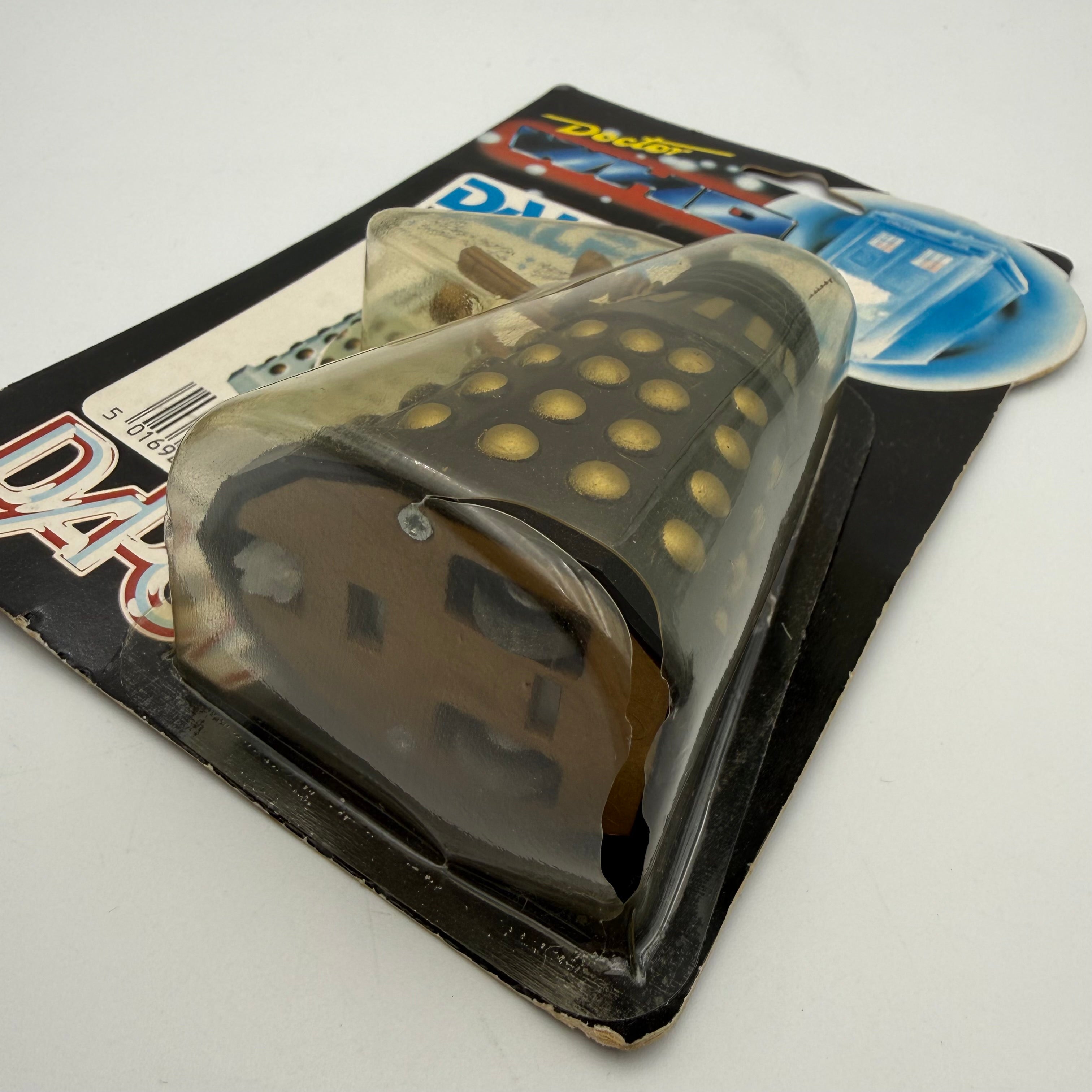 Dapol Doctor Who Black / Gold Dalek Action Figure Carded