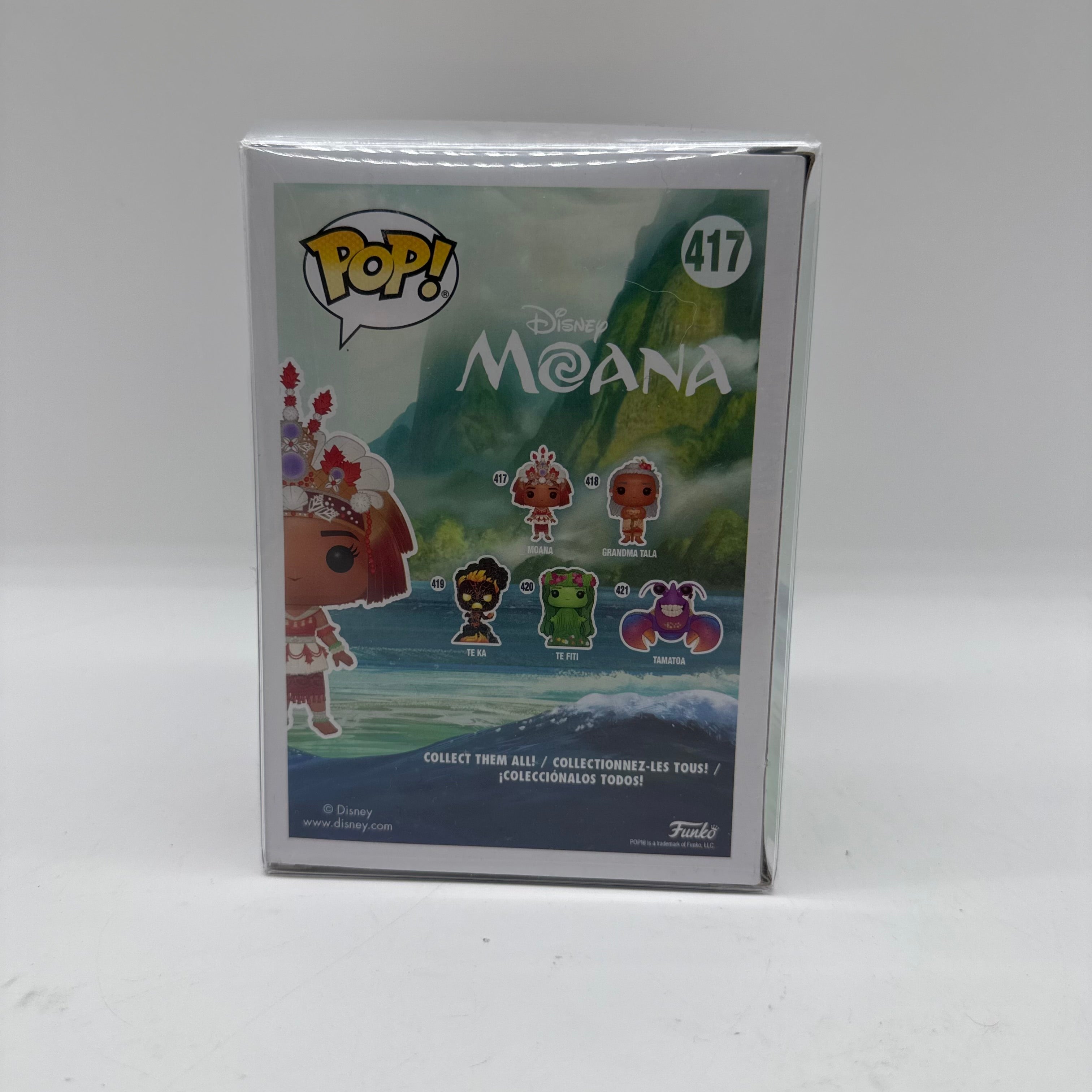 Disney Funko Pop Moana Ceremonial Outfit 417 + Protector