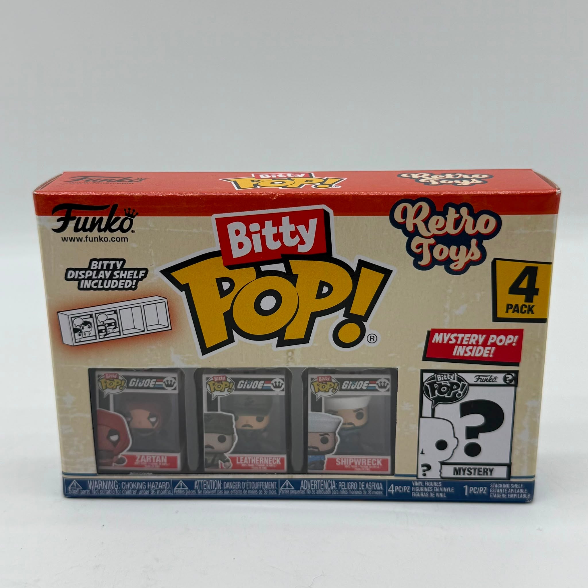 Funko Bitty Pop Retro Toys G.I Joe Head 4 Pack