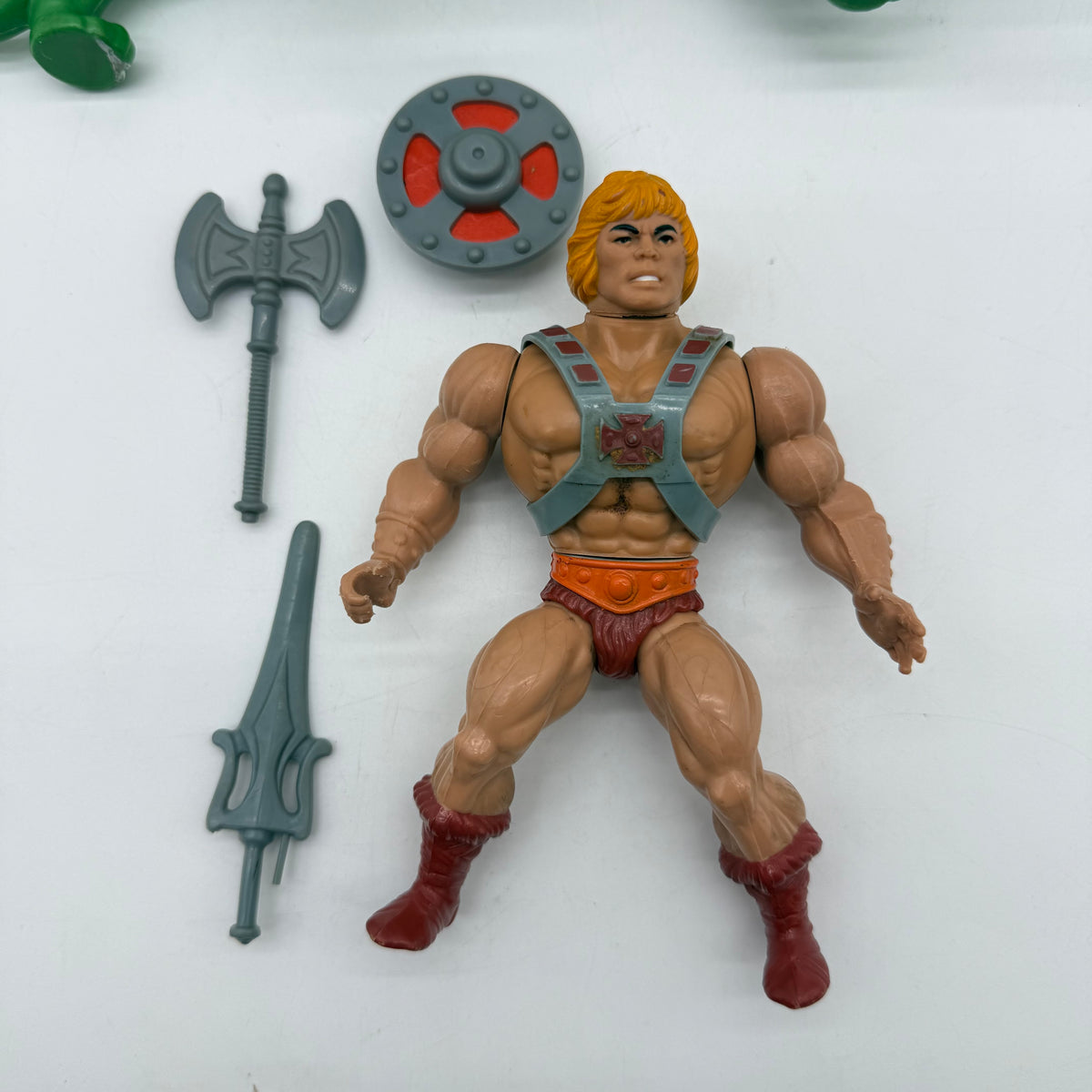 Masters of the Universe 1981 Battle Cat and He-Man Complete