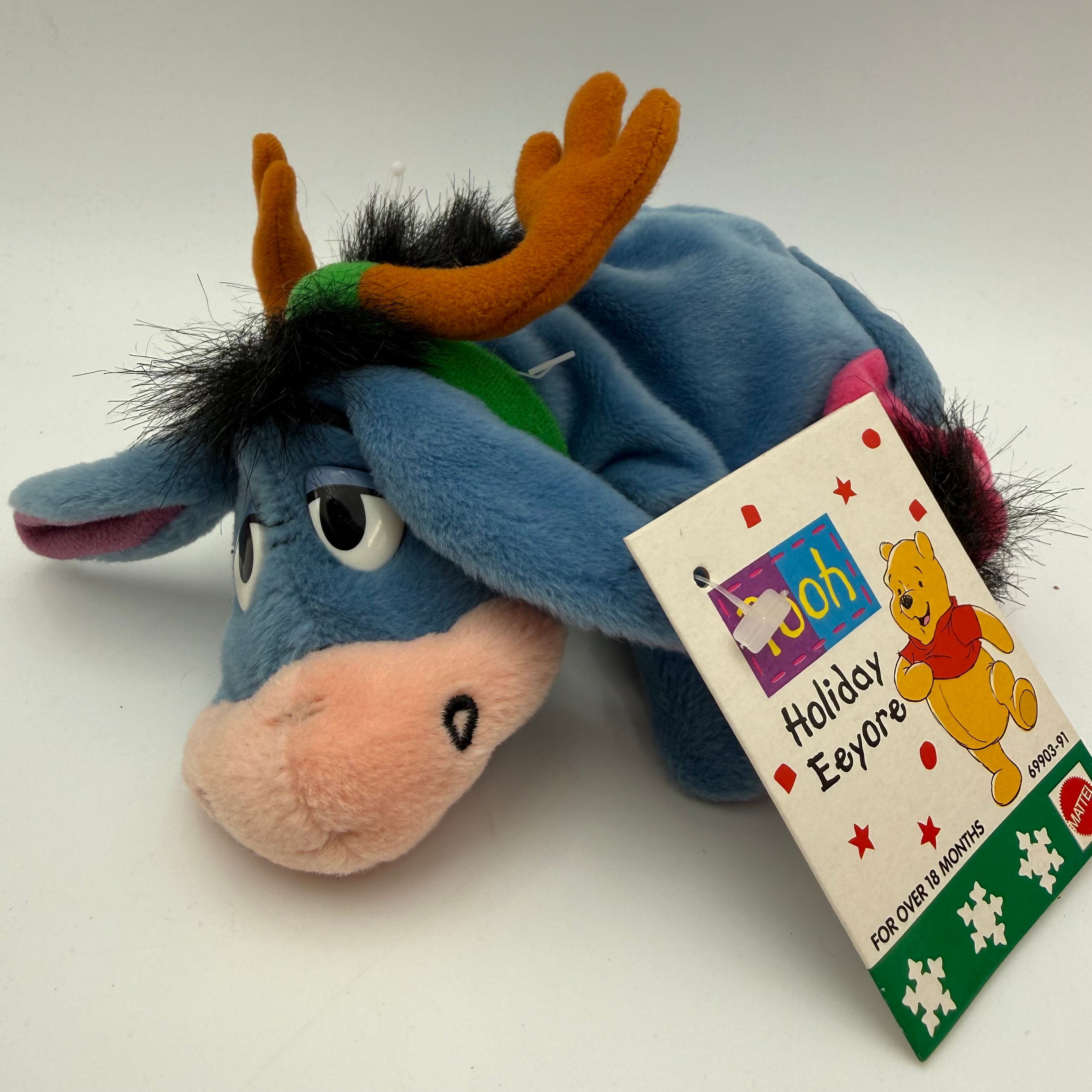 Mattel Winnie the Pooh Eeyore Christmas 8/9’ With Tags