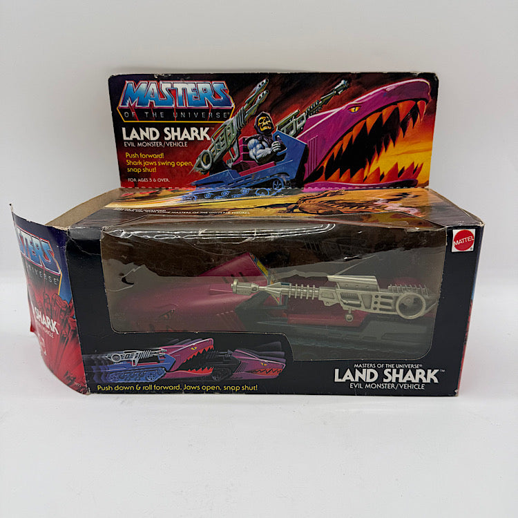 Mattel MOTU 'Masters of the Universe Landshark 1984 Action Figure Boxed