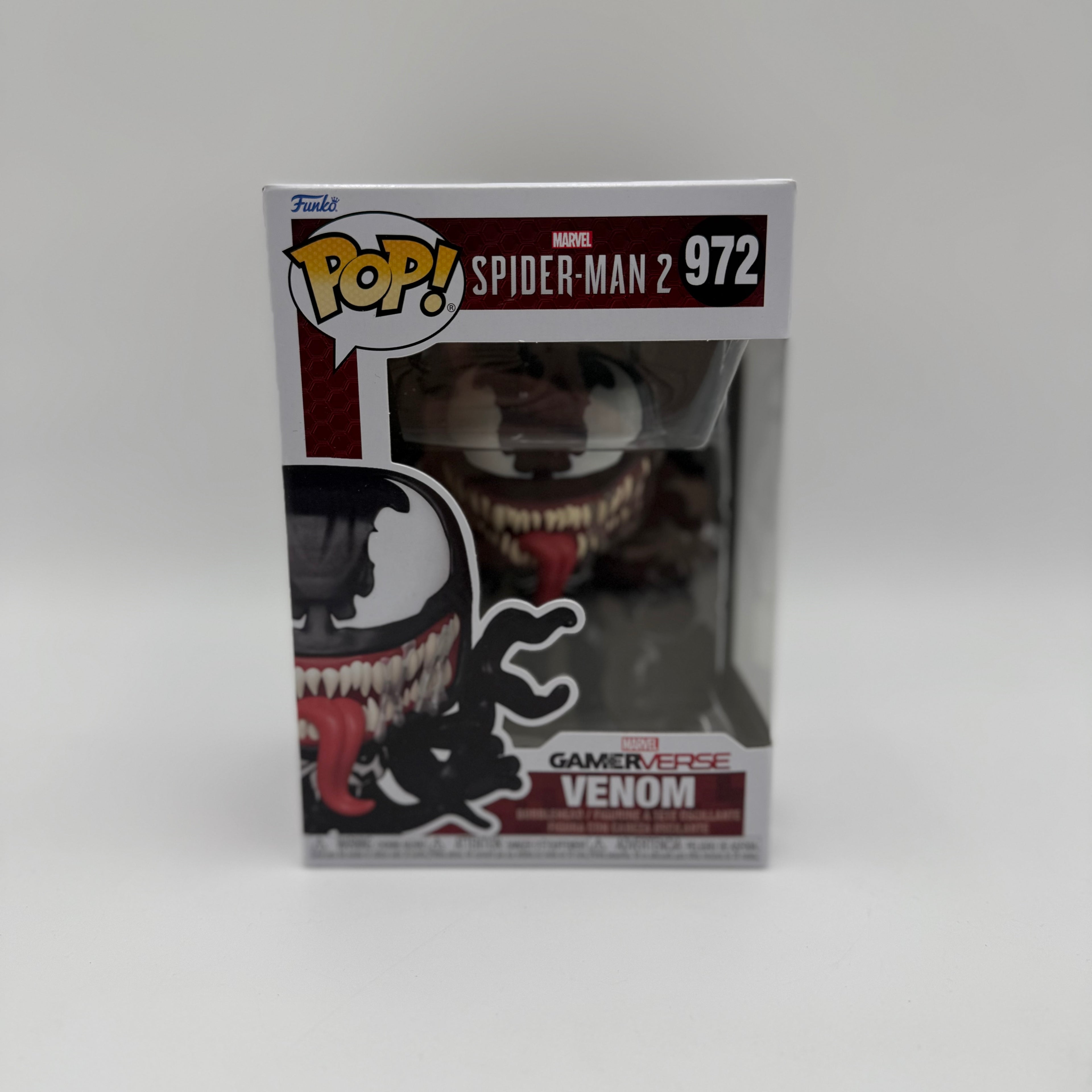 Marvel Funko Pop Spiderman 972 Venom Boxed