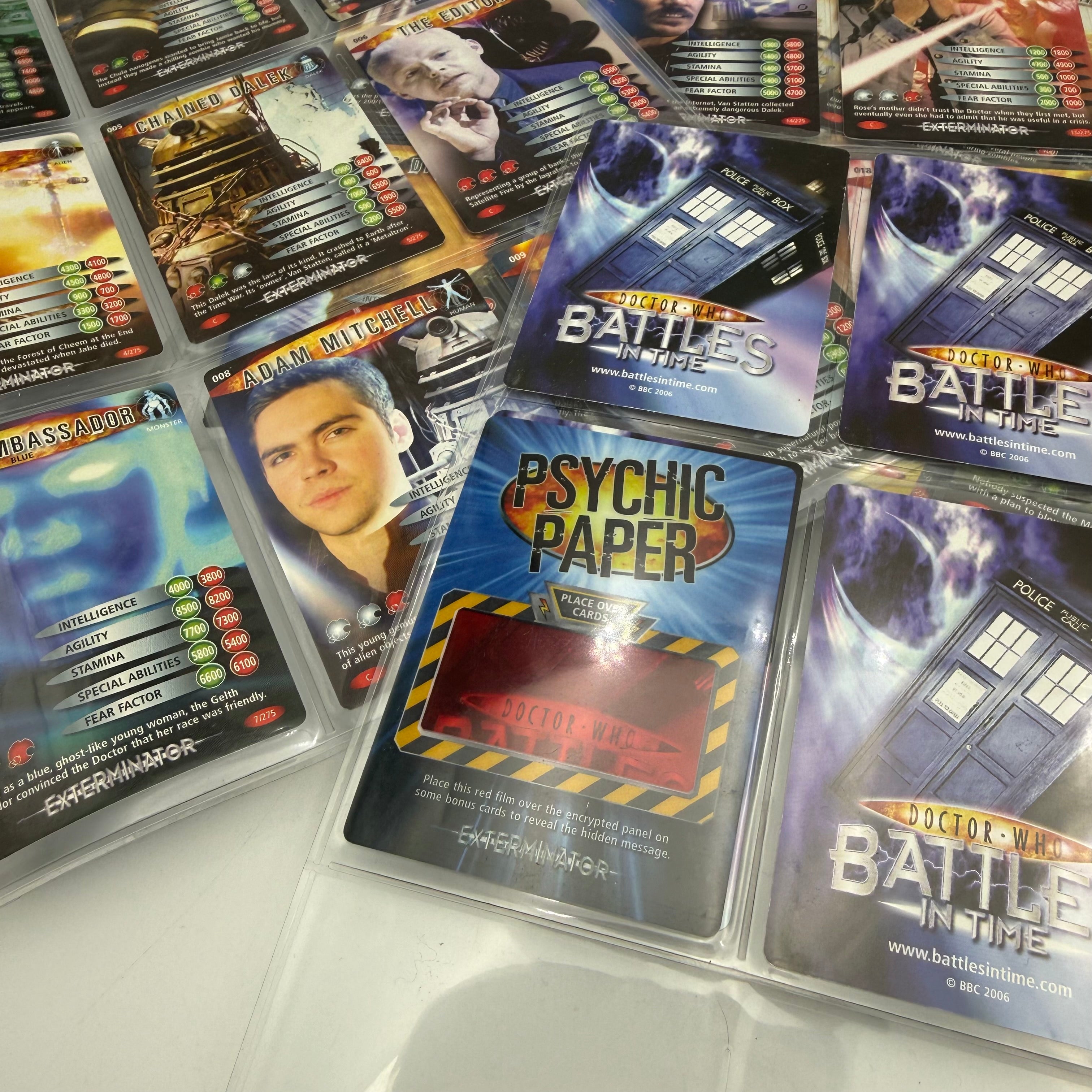 Doctor Who Battles In Time Exterminator 1-275 Complete